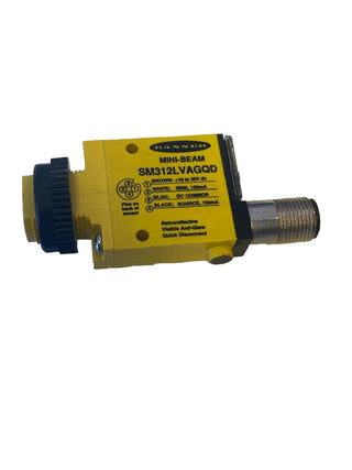 Banner SM312LVAGQD MINI-BEAM Sensor – Polarisierte Reflexions-Lichtschranke - NE0