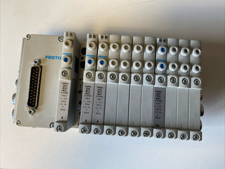 Festo VTUG-10 Ventilinsel VUVG Pneumatik Magnetventil SPS PLC Schaltschrank2