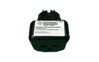 Isotronic Reisestecker-Adapter-Set USA / EU – 10A – NEU & OVP0