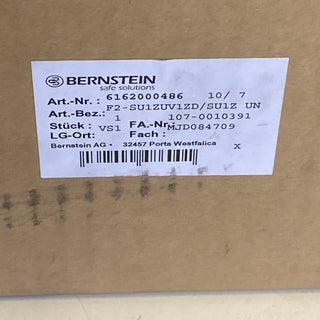 Bernstein F2-SU1ZUV1ZDR/SU1ZUN Fußschalter (6162000486) – NEU & OVP0