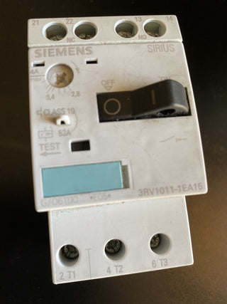 Siemens 3RV1011-1EA15 Motorschutzschalter 0,4–0,63A S00 gebraucht0