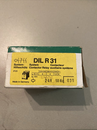 Klöckner Moeller Hilfsschütz DIL R 31 (DILR31) – Fabrikneu & OVP (NOS)