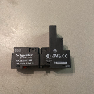 3x Schneider Electric RXZE2S111M Relaissockel – 11-polig – Gebraucht