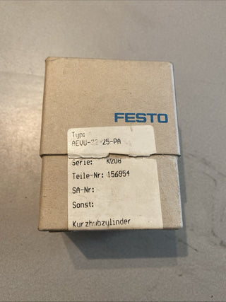 Festo AEVU-32-25-P-A Kompaktzylinder 156954 Pneumatik Zylinder NEU OVP
