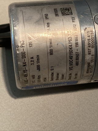 Ebm-Papst VDC-49.15-K4-D00-P63 | BLDC-Getriebemotor 48V | Gebraucht5