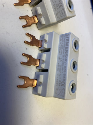 3X Siemens 3RV1925-5AB 3 Ph.Einspeiseklemme3