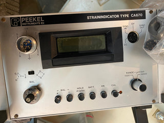 Peekel In- struments strainindicator type CA690 / ca 690 instruments transducer0