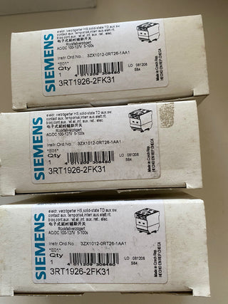 Siemens SIRIUS Zeitverzögerungsblock 3RT1926-2FK31 | 5-100s | 100-127V AC/DC | N1