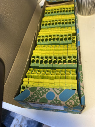 50x Phoenix Contact 3038147 Zugfeder-Schutzleiterklemme STS 6-PE STS6PE4