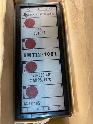 Texas Instruments 6MT12-40BL Output-Modul 170-260VAC SPS0