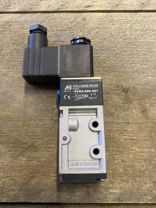 1x Mindman MVSC-220-4E1 Magnetventil Wegeventil MVSC2204E1 220V AC gebraucht2