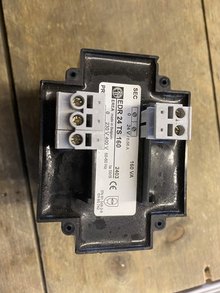 EREA EDR 24TS160 Einphasen-Sicherheitstransformator | 160VA | 230/400V auf 24V |2