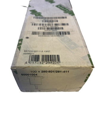 100x WAGO 280-801/281-411 Diodenbaustein – NEU & OVP0