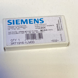SIEMENS 3RT1916-1LM00 Entstördiode Überspannungsbegrenzer mit LED 24-70V DC NEU2