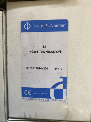 KRAUS NAIMER KG20B T903/NL420Y VE 1