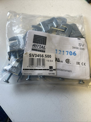 Rittal SV 3456.500 Leiteranschlussklemme SV3456-500 OVP 15 Stück NEU