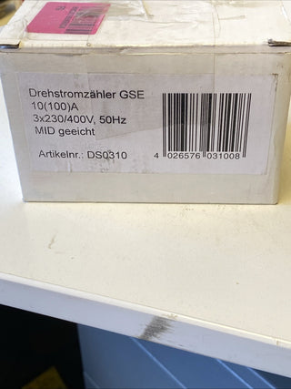 NEU & OVP: B+G E-tech GSE-DS100 (DS100-00B) Drehstromzähler 100A | MID geeicht |7