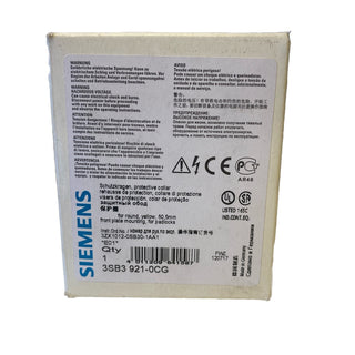 Siemens 3SB3921-0CG Schutzkragen für Not-Halt 22mm Gelb NEU OVP 3SB39210CG1