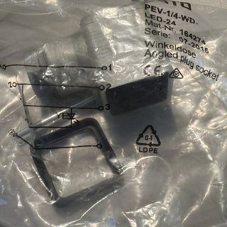 Festo PEV-1/4-WD-LED-24 Winkeldose 164274 neu2