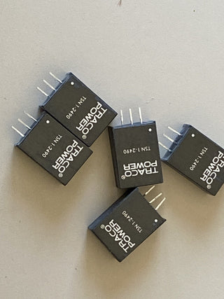5X TRACOPOWER Schaltregler, Eingang -12 → -32V dc / Ausgang -9V dc, -1A1
