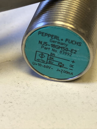 Pepperl+Fuchs Fabrik Induktiver Sensor NJ5-18GM50-E2-V1 Induktiv 2829582