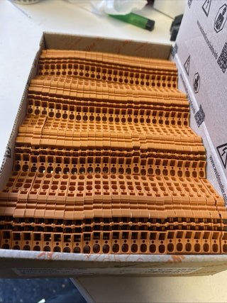 100x Weidmüller ZDU 2.5-2/3AN OR Durchgangsklemme Orange (1706050000) – NEU