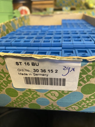 29x Phoenix Contact ST 16 BU Durchgangsreihenklemme 3036152 Zugfeder Blau Neu2