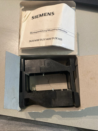 Siemens 3UX1418 Anschlussträger für Überlastrelais (3UA50 / 3UW10) – NEU & OVP