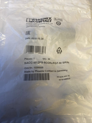 Phoenix Contact 1559000 Sensor-/Aktor-Steckverbinder, unkonfektioniert M12 Buchs0