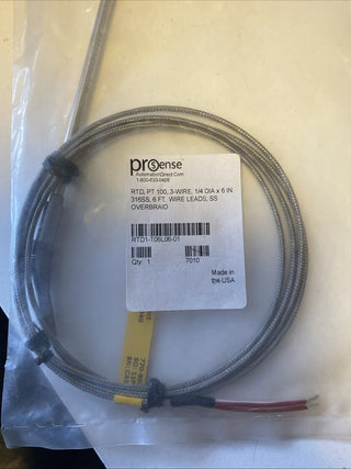 PROSENSE RTD1-T06L06-01 TEMPERATURE SENSOR  New1
