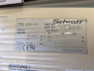 nVent Schroff Maxpower MAX 124 | 19" Netzteil 24V / 100W | 131001053