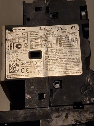 Schneider Electric Motorschutzschalter GV2ME08 + Schütz LC1D12 Motorstarter-Komb5