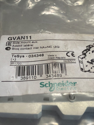 Schneider Electric GVAN11 ist ein seitlicher Hilfsschalterblock (Hilfskontakt)1