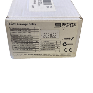 Broyce Control ELRM44V-30 Type A Earth Leakage Monitoring Relay 511-91210