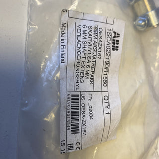 ABB 1SCA022190R1560 Wellenverlängerung 6mm Schalterachse, unused/OVP3