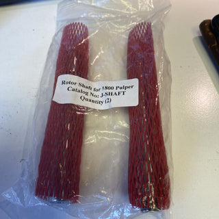 2x ROTOR SHAFT for FORMAX 1800 Labor-Pulper J-SHAFT0