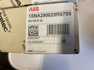 50X Entrelec D2,5/5.P.2L Schutzleiterklemme 2,5mm² 5mm Erdungsklemme 0290029070