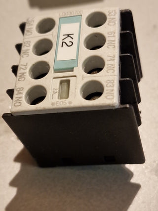 2x Siemens 3RH1911-1FA22 Hilfsschalterblock Hilfsschütz 2NO+2NC 4-polig Gebrauch2