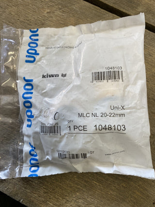 10x Uponor Klemmkupplung 20x22 mm | Artikel-Nr. 1048103 | Neu & OVP0