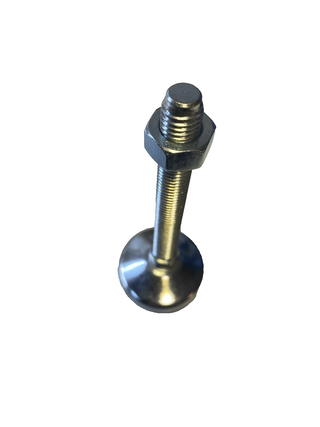 10x Norelem Stellfuß M12 x 100mm | Maschinenfuß Ø 50mm Stahl verzinkt | NEU1