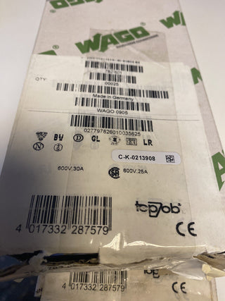 25x WAGO GmbH & Co. KG Durchgangsklemme 782-6010