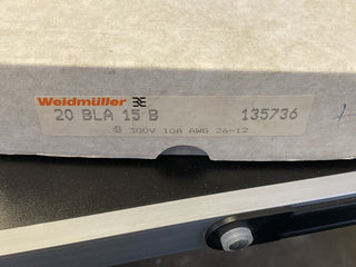 20x Weidmüller 1357360000 BLA 15 B OG Buchsenstecker 15-polig 5.08mm – NEU0