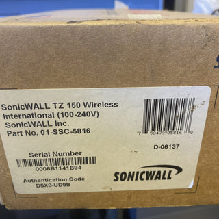 SonicWall TZ 150 Wireless (Modell 01-SSC-5811) | 5-Port Firewall | OVP1