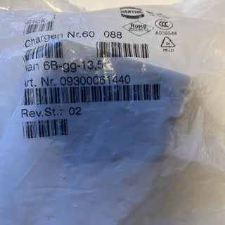 2STK 09300061440 Gehäuse HDC-Steckverbinder Han B Größe 6B für Leitungen HARTING2