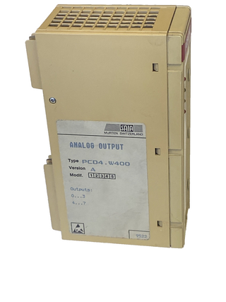 Saia Burgess PCD4.W400 | Analog Ausgangsmodul 8-Kanal 8-Bit | SPS PCD4.W40 | Geb1