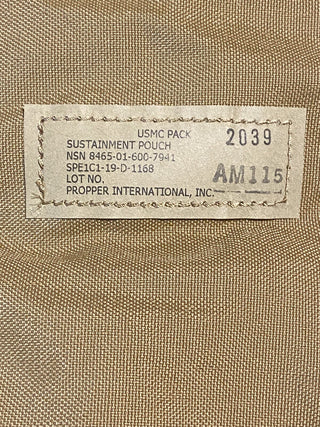 USGI USMC PACK SYSTEM MOLLE SUSTAINMENT POUCH 84650160079419