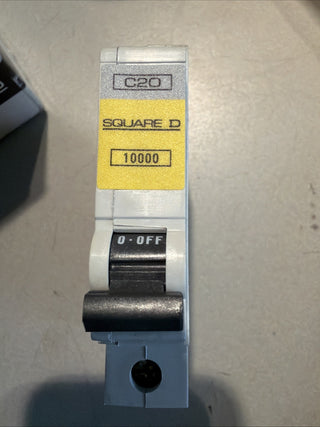 Square D QOE C20 Leitungsschutzschalter 20A Typ C 10kA – 5x neu4