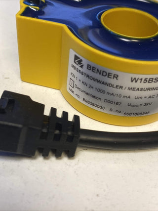 Bender W15BS Messstromwandler Primärstrom 48 A Leiterdurchführung Ø:15 mm 1 St.3