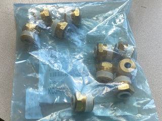 10x SMC KQ2H08-03AS Gerade Steckverschraubung – NEU & OVP1