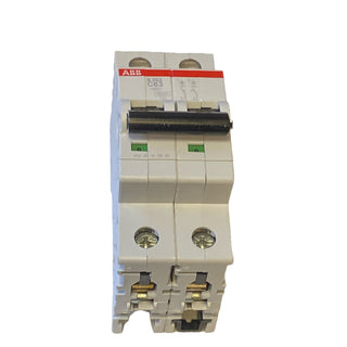 ABB S202-C63 Leitungsschutzschalter – 2-polig, 63A, Charakteristik C1